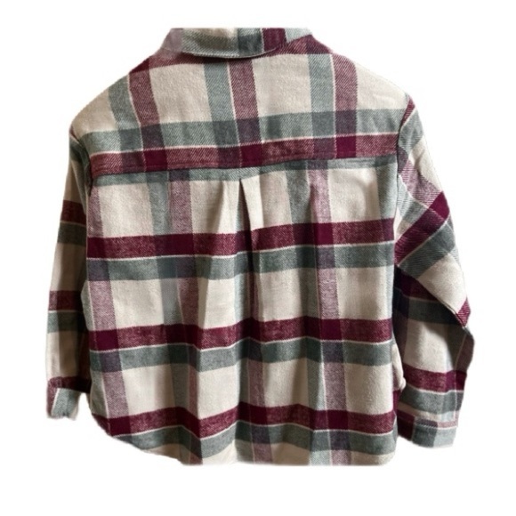 NWT MAYORAL Plaid Flannel Hi-Lo Flannel Shirt /Overshirt -
Multi - Girls 12 - Picture 8 of 8